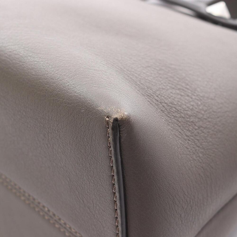 Fendi BY THE WAY MEDIUM 2-Way Handbag, Leather, Women's, Gray/Black - Picture 8 of 10